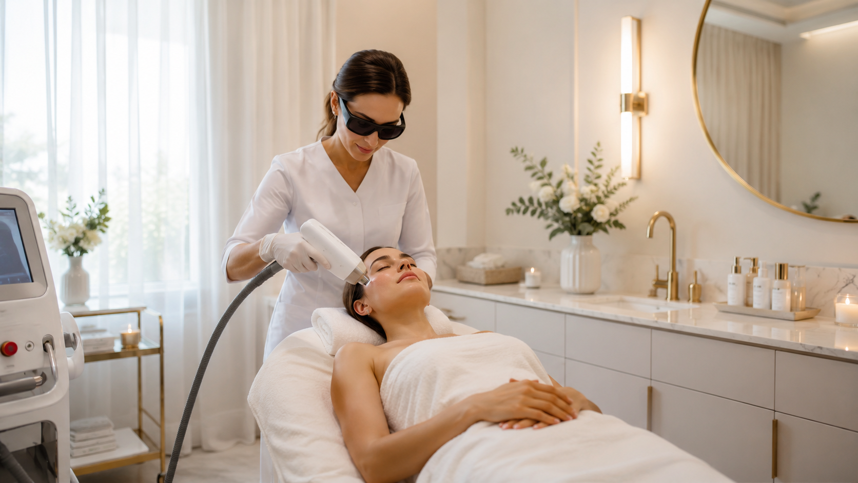 Zabieg relaksujący w nowoczesnym spa